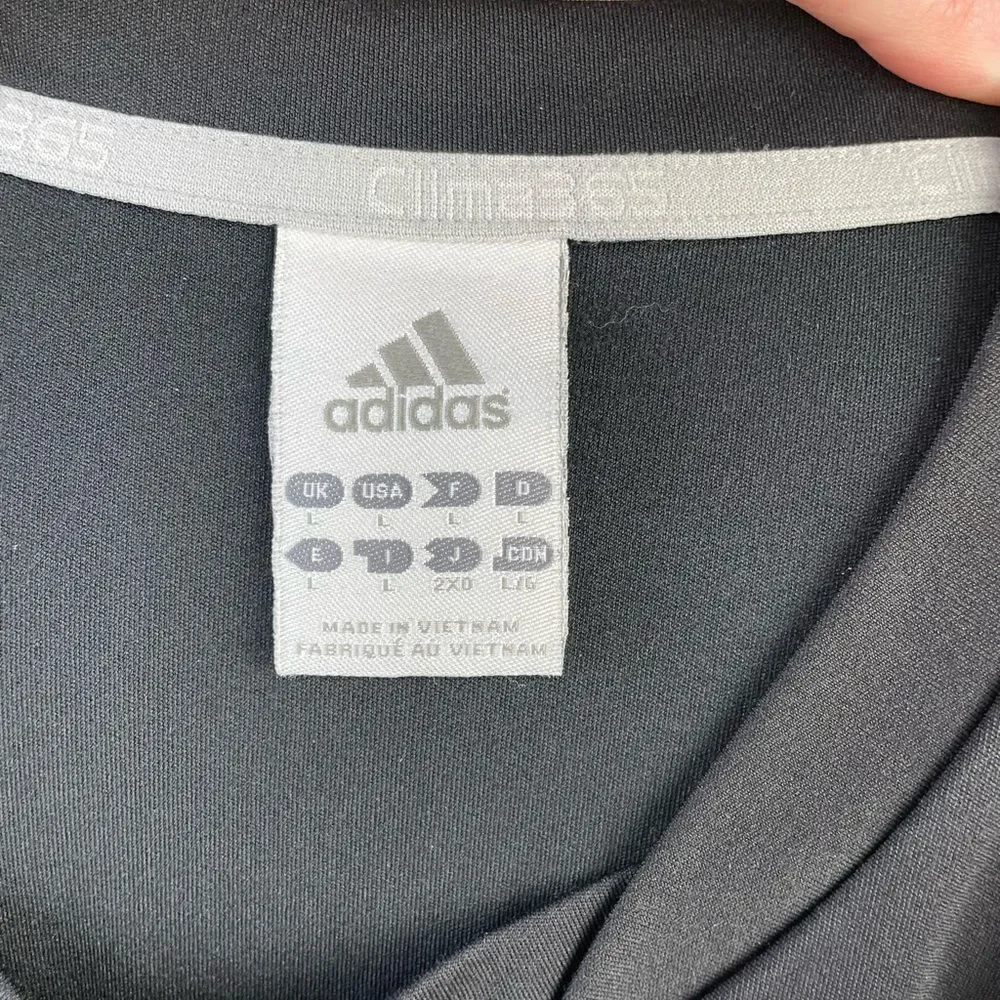 Pre-Owed Adidas Mens Climalite T Shirt Performance Gym Workout Tee Size L